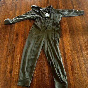 sand washed safari jump suit